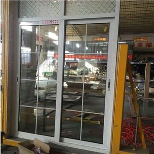 Aluminijasta drsna vrata z dvojno zasteklitvijo